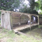 la restauration du lavoir, ça continue….