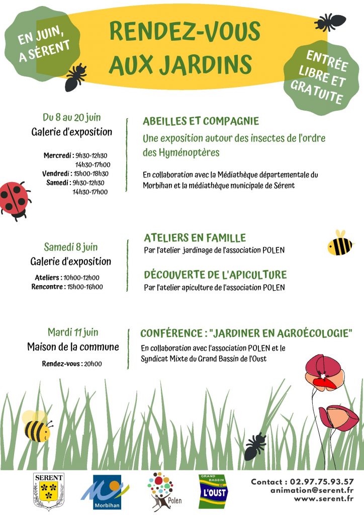 Les « rendez-vous aux jardins » à Sérent du 8 au 20 juin 2019