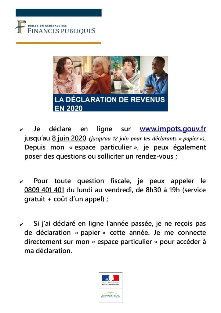 Campagne de déclaration de revenus