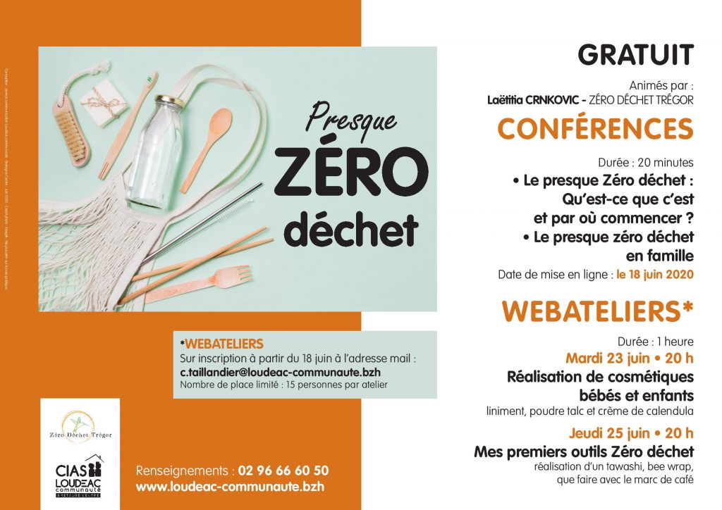 Question famille : Conférences et web ateliers Zéro déchet