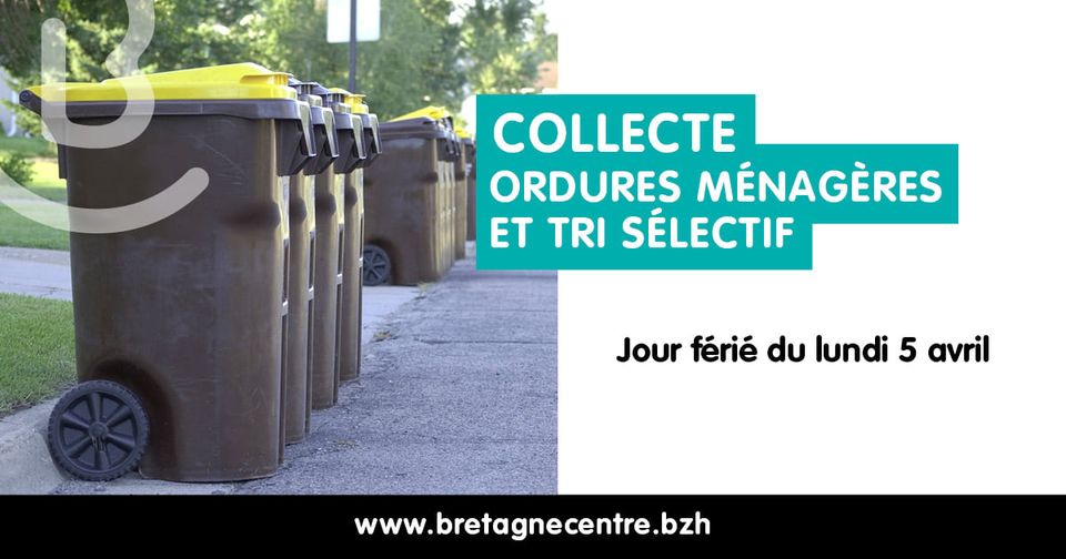 Collecte ordures ménagères et tri sélectif : changement semaine 14