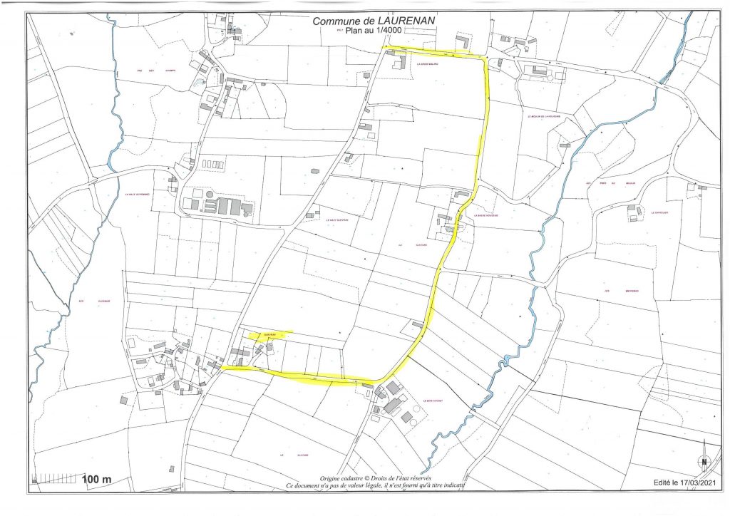 Avis de déviation sur la RD 22 au lieu-dit « Quévran » le 22 mars 2021