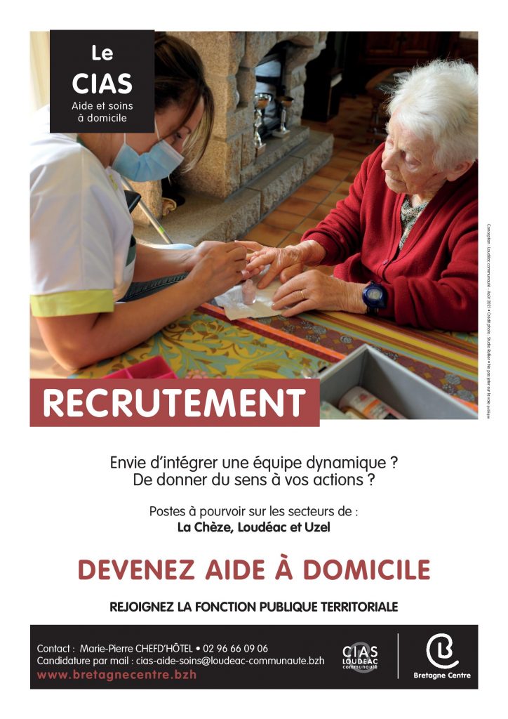 Avis recrutement : aides à domicile