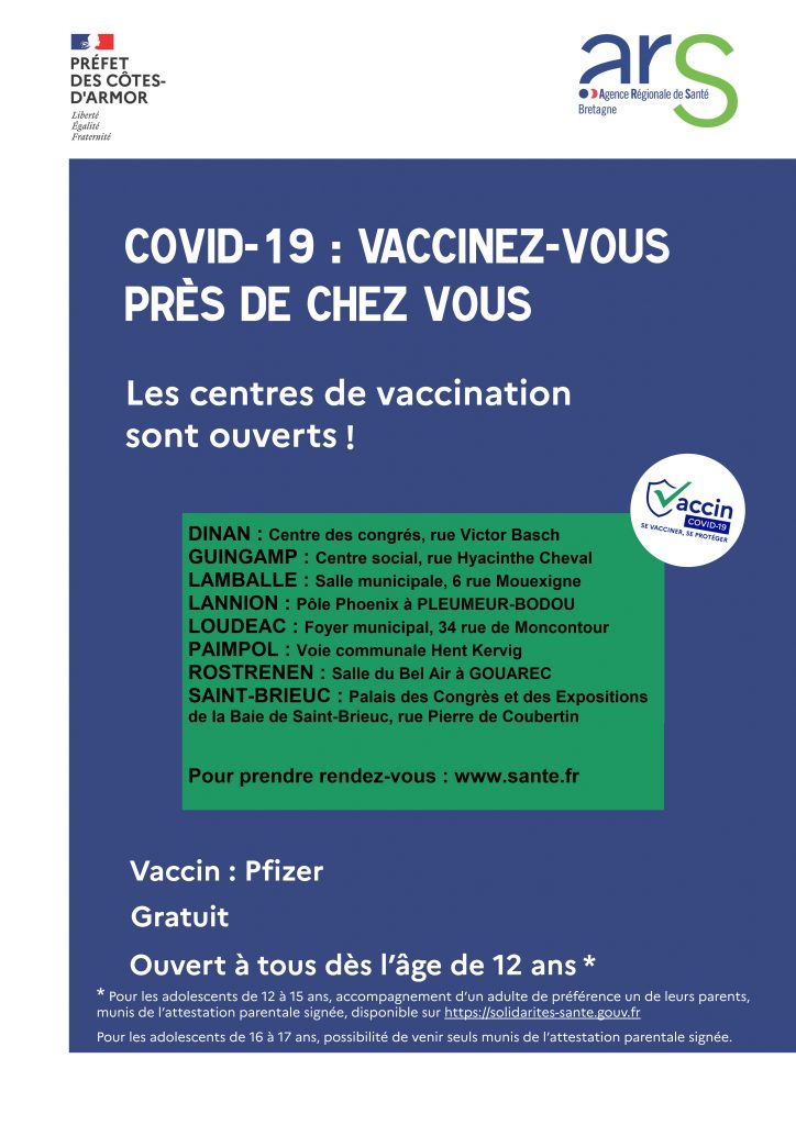 Covid-19 : vaccinez-vous, près de chez vous