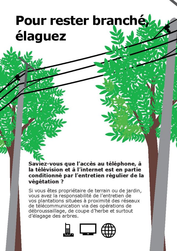 Les accès au réseau de télécommunication sont fragiles. Protégeons-les !