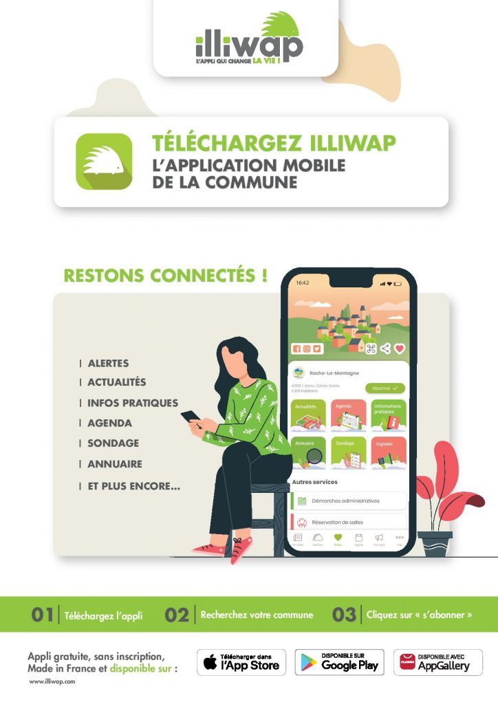 Nouveauté : illiwap l’application mobile de la commune