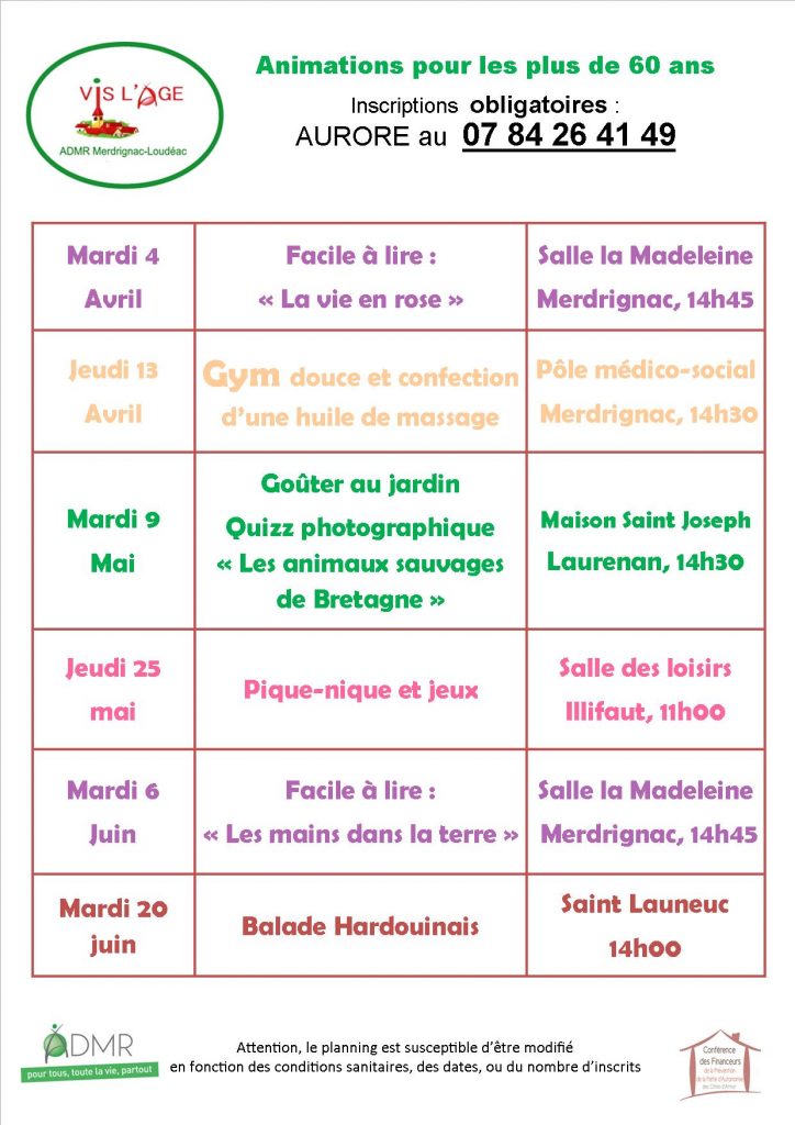 Animations Vis l’Âge