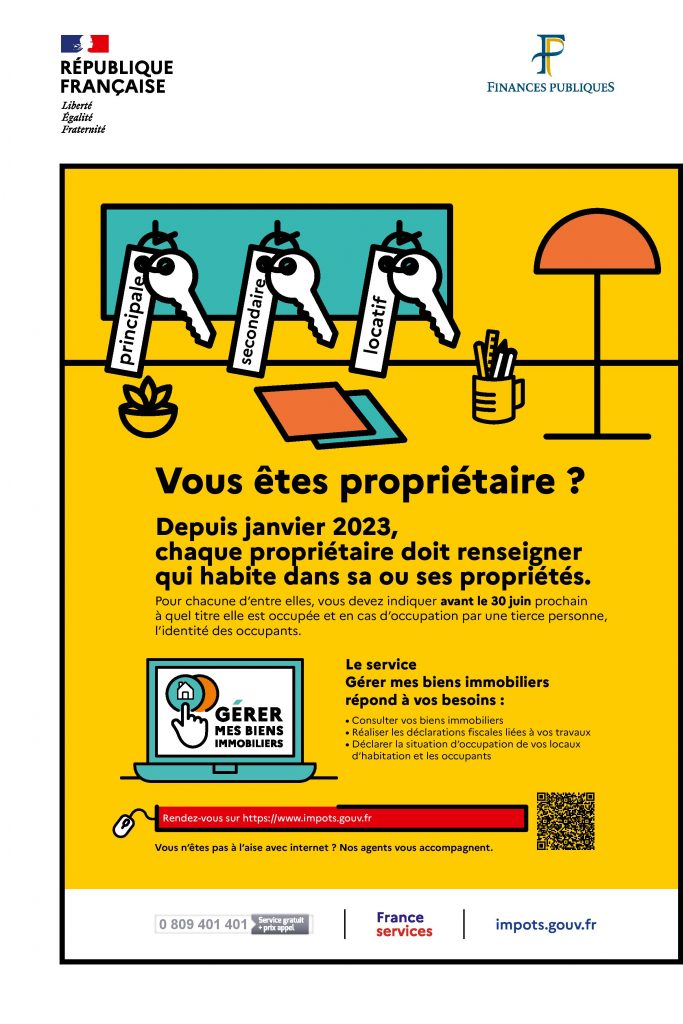 Gérer mes biens immobiliers (GMBI) : déclaration avant le 1er juillet 2023