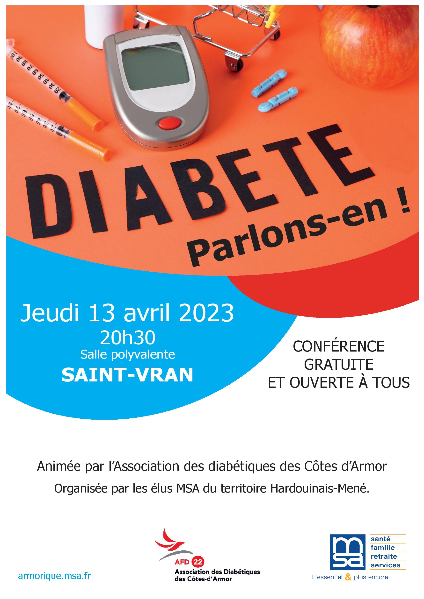 Conférence Diabète parlonsen ! Laurenan