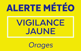 VIGILANCE JAUNE : situation météorologique à surveiller pour orages