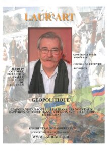 Conférence Laur’Art : Jeudi 19 octobre 2023