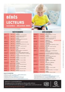 Bébés lecteurs : novembre et décembre 2023