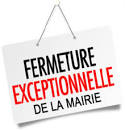 Avis de fermeture de la mairie : ponts de Mai