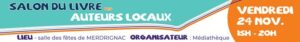 Médiathèque de Merdrignac : Salon des livres des auteurs locaux