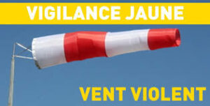 Bulletin météo : vigilance JAUNE vents violents