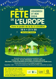 Fête de l’Europe à Loudéac : Vendredi 31 mai 2024
