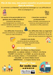 Maison du Département : le service d’Action Sociale de Proximité à votre écoute