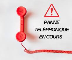 Avis de la mairie : panne de téléphone