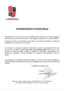 Cimetière : lancement de la procédure de reprises des concessions abandonnées