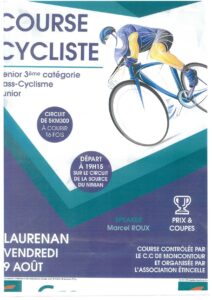Etincelle : course cycliste du 09 août 2024