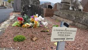 Cimetière : avis de renouvellement de concessions