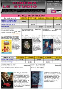 Cinéma Le Studio à Merdrignac : programme de Février 2024