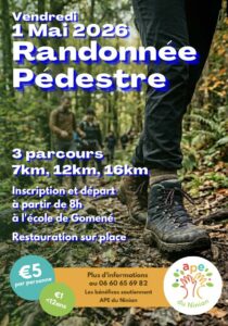 Randonnée pédestre : 1er mai 2026