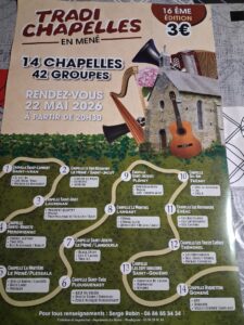 Tradichapelles : rendez-vous le Vendredi 22 mai 2026 à 20h30
